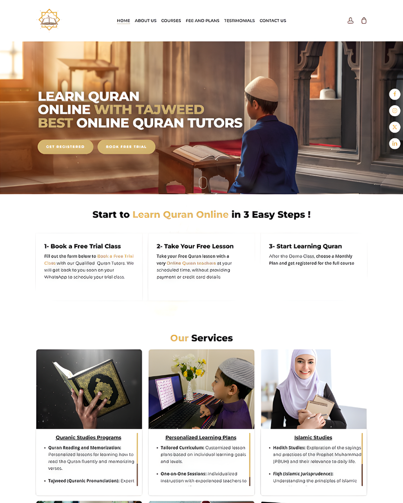 Custom website portfolio - WordPress, Shopify, React development by Ali Haseeb Islamabad
